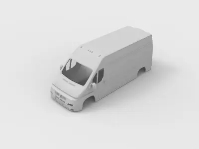Dodge ram promaster 3D print model