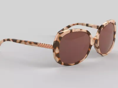 Ninewest Eyewear Glasses Low-poly 3D model
