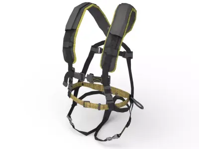 Full Body Harness Low-poly 3D model