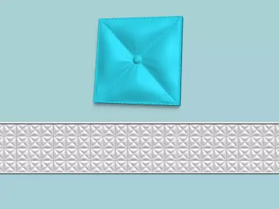 Wall Panel A12 Leather Texture - Interior Design Decoration 3D print model