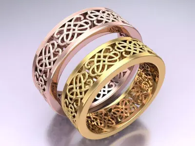 Wedding Rings - N115208 3D print model