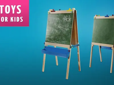 Toys for Kids Unreal Engine 4 Low-poly 3D model