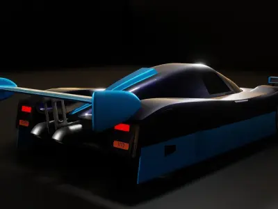 Jaguar XJR9 3D model