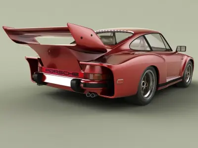Porsche 911 935 Strassenversion 3D model
