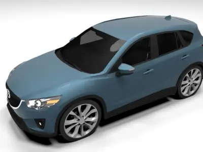 MAZDA CX5 LOWPOLY Low-poly 3D model