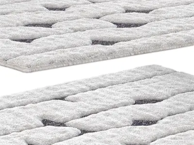 Loloi Hagen Collection Navy rug 3D model