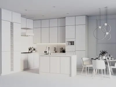 Kitchen 07 3D model
