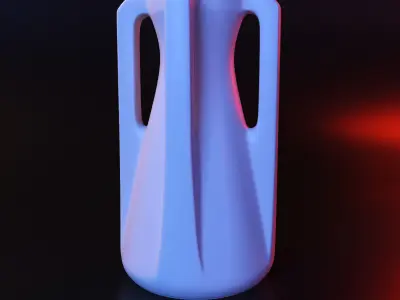 Vase geometric roman stl  3D print model