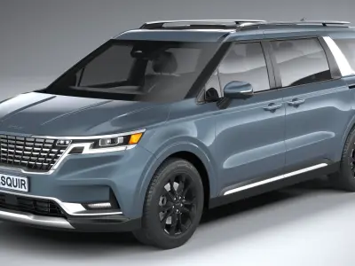 Kia Carnival 2022 3D model