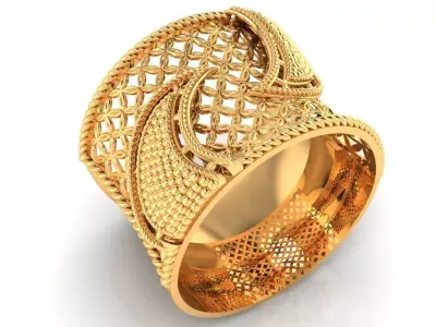 Women Ring 33 beautiful lady ring band for women 3D print model