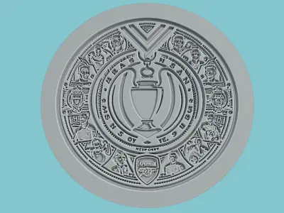 Arsenal FC Medallion Football 3D print model