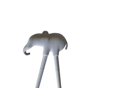 Kids Chopsticks 3D model