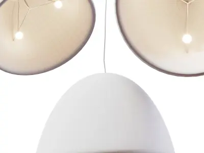 Helen Pendant Light Low-poly 3D model