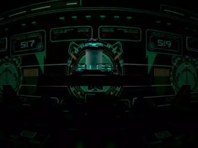 3D Sci fi Reactor   Alien Power Chamber   Power Generator 3D model