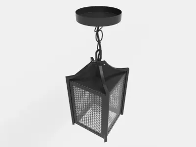 Contemporary Ceiling Pendant 3D model