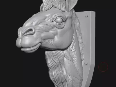 camel 3D print model