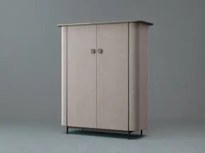 Alexander Bar Cabinet 3D model