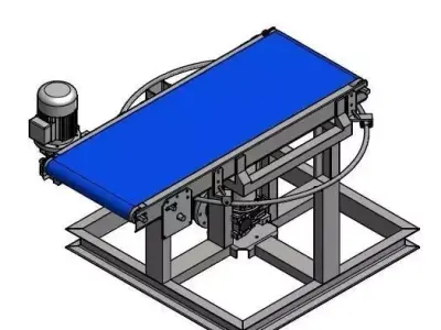 Rotating Belt conveyor 3D print model