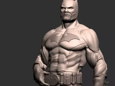 Batman Figure Posed by Evil Raz 3D model
