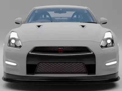 NISSAN GTR 3D print model