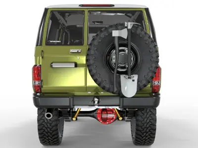 Generic Land Cruiser FZJ76 AUS 2002  3D model