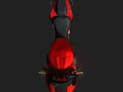 Sport Touring Motorcycle 3D model