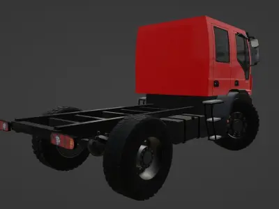 Iveco Eurocargo 150-280 Low-poly 3D model