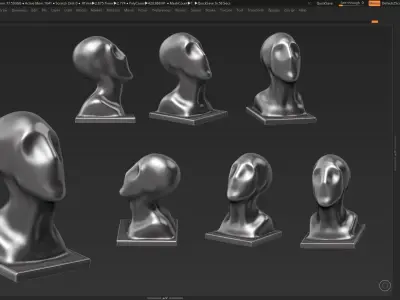 Modern Abstract Decorative sculpture 3d print model 29 3D print model purchase