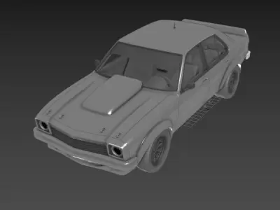 Holden Torana 4door Race Car 1977 3D print model