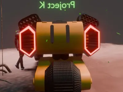 kalki 2898 AD  Bhairava with Bujji and car  3D model