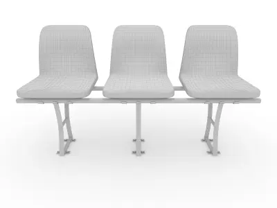 Stadium Seats 2 3D model
