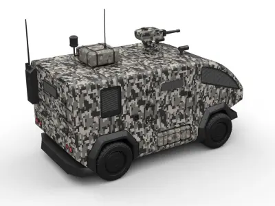 fire engine 3D model