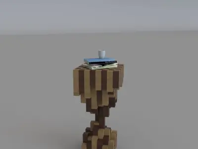 Decor Table Low-poly 3D model