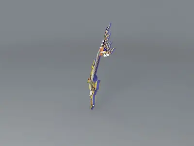 Sands BF 1 Guitar Free 3D model