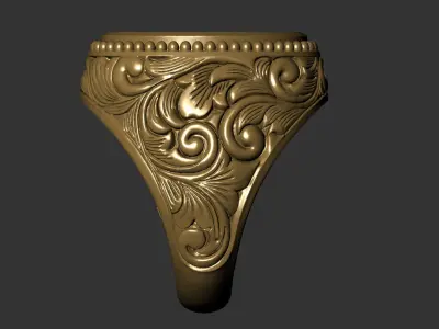Mens ring  3D print model