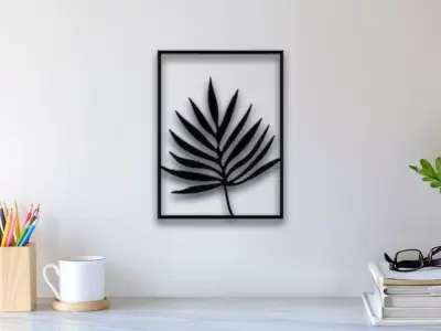 Leaf Wall Art 3D print model purchase
