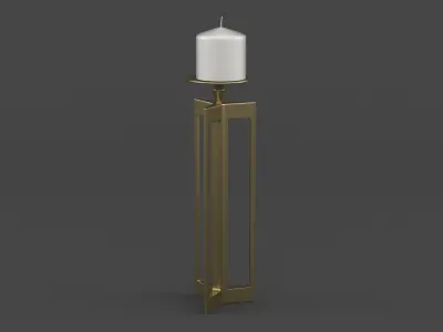 Candle Holder 3D model 5