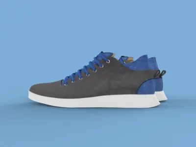 shoes wool 3D model