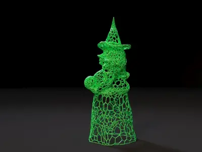 Pumpkin Witch 3D print model