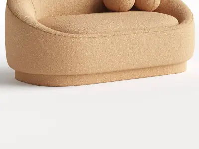 Soofa Low-poly 3D model