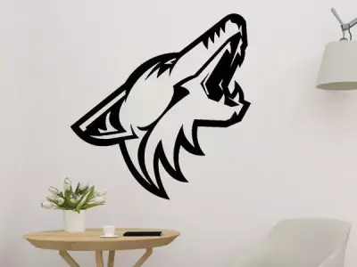 Wolf Head Wall Decoration 3D print model