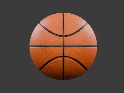 Basketball Low-poly 3D model purchase