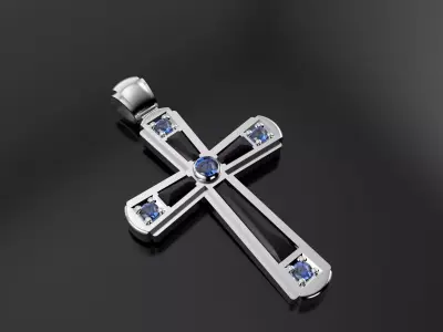 Apostolic Cross 3D print model