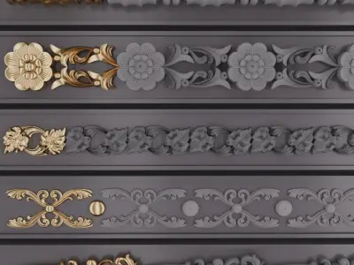 Trim Ornament 128 3D model