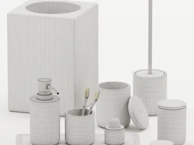 decorative set 010 3D model