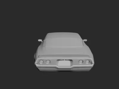 Chevrolet Camaro 1970 Body For Print 3D print model