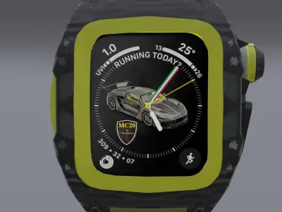 Mansory Apple Watch case Low-poly 3D model