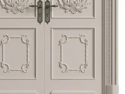 Classic Doors 03 3D model