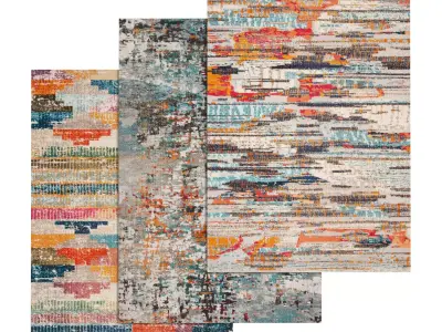 Rug Set 2087 3D model