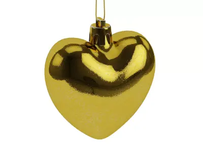 Christmas heart decor 3D model